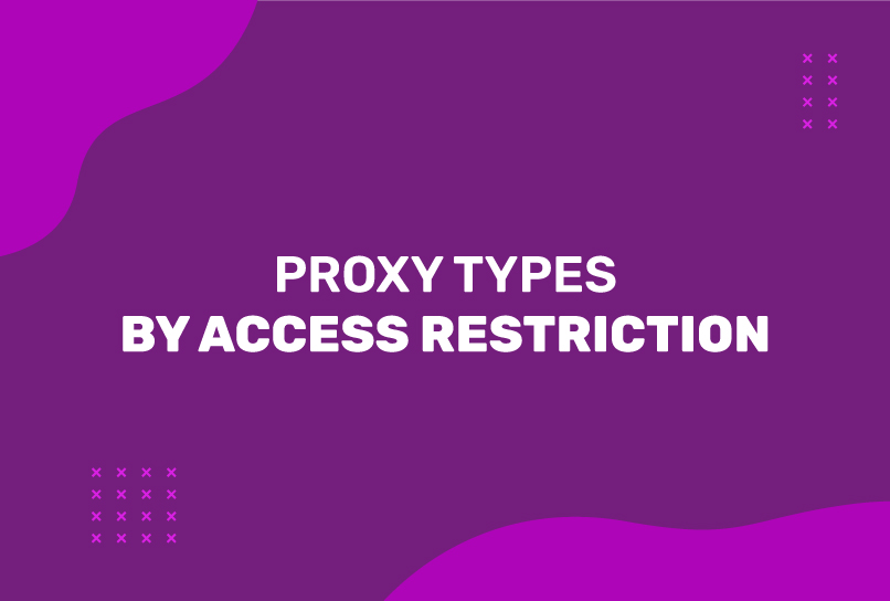 Proxy Types by Access Restriction