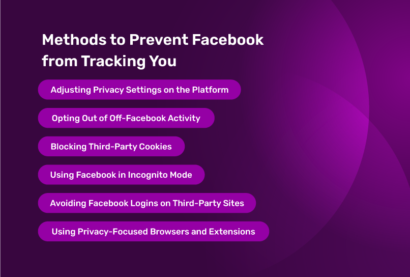 Ways to prevent facebook from tracking you