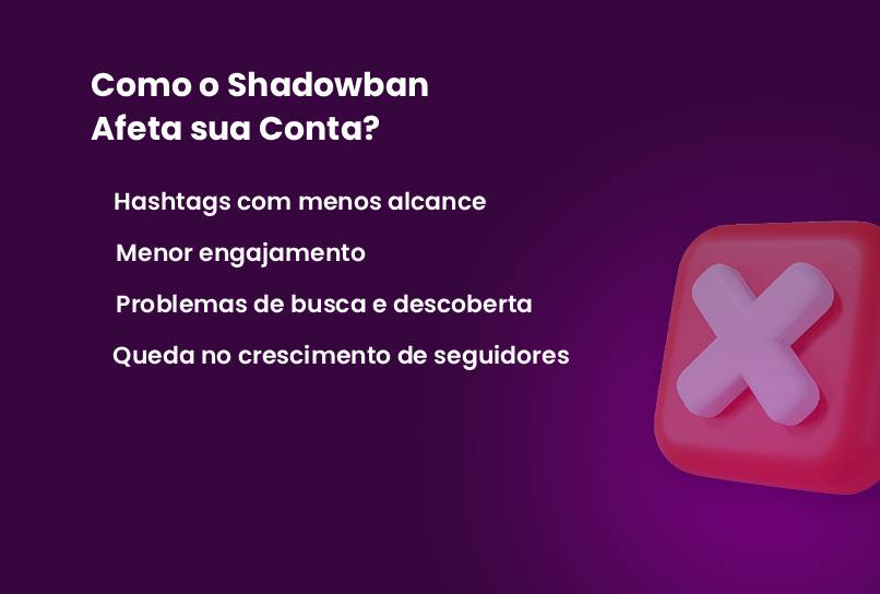 como o shadowban afeta sua conta