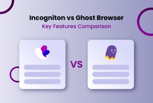 incogniton vs ghost browser key features comparison