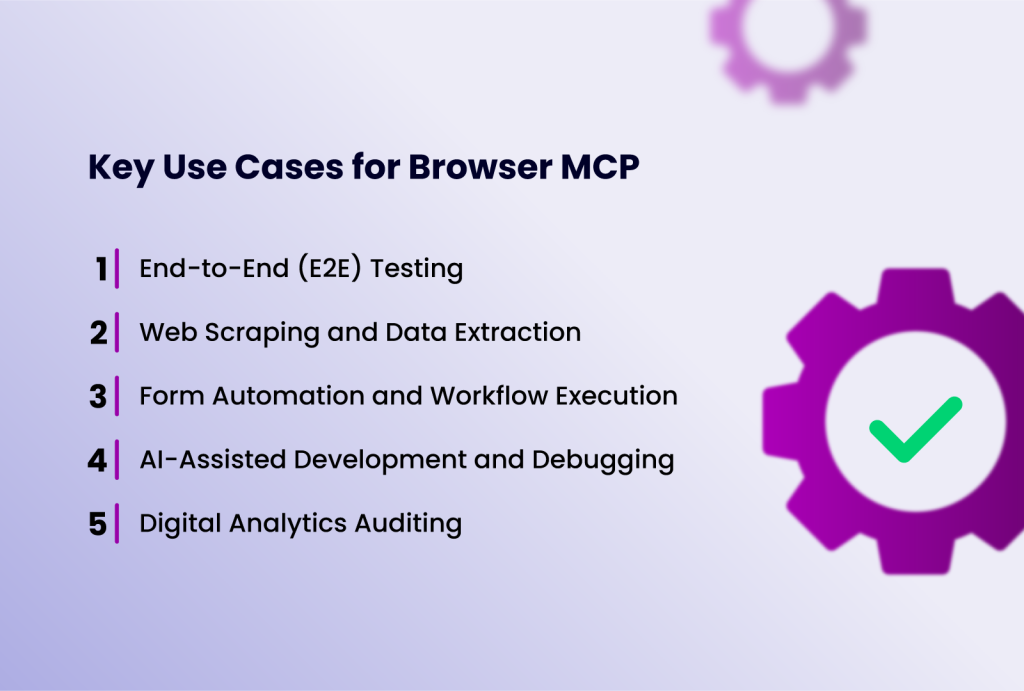 Key use cases for Browser MCP