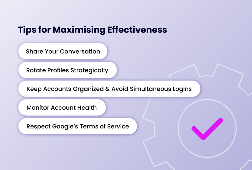 Tips for maximizing effectiveness when using Gemini with Incogniton