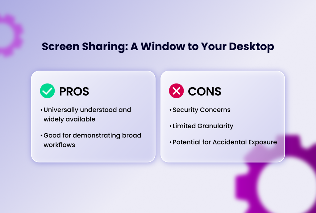 Screen sharing: a window to your desktop