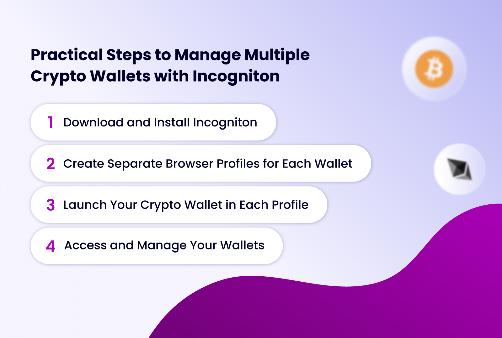 How to Safely Manage Multiple Crypto Wallets from One Device - Incogniton