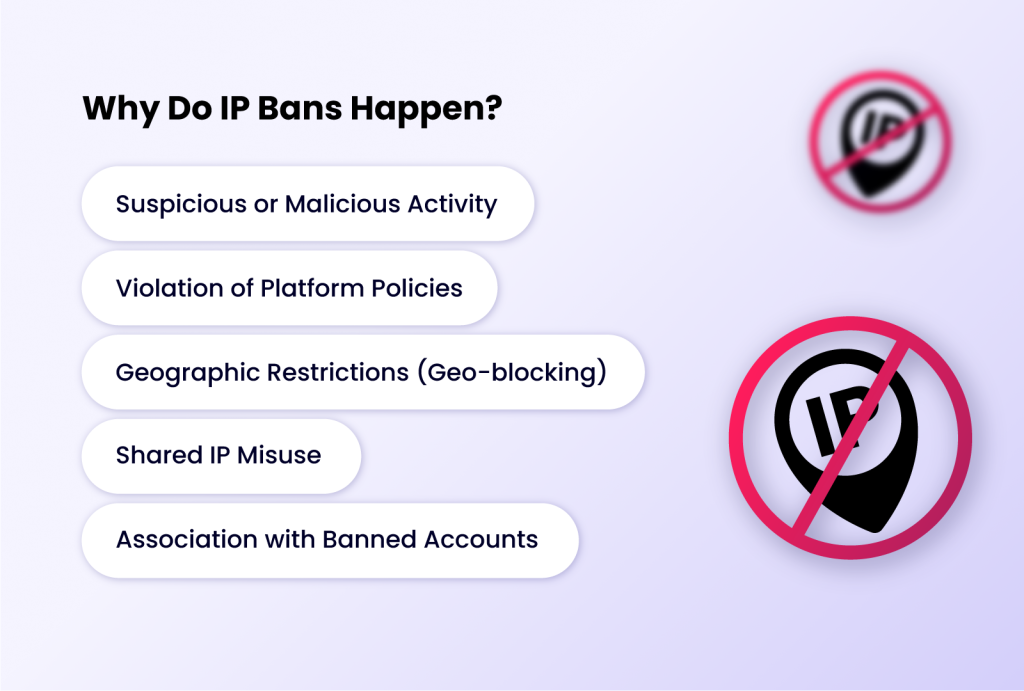 why do IP bans happen