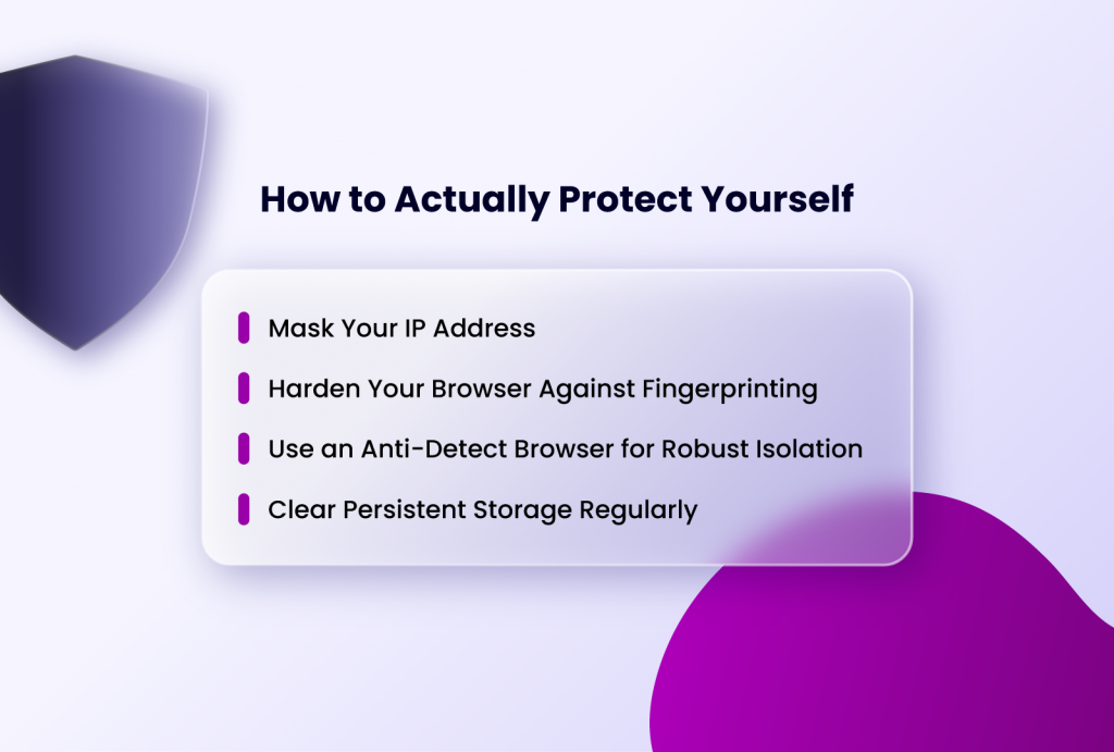 how to actually protect yourself