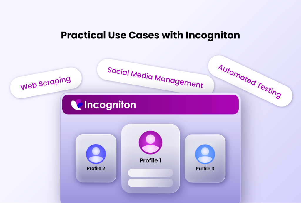 practical use cases with Incogniton