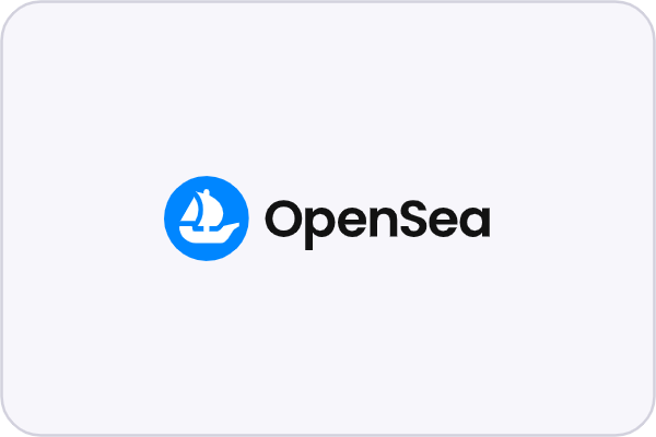 OpenSea logo with a sailboat icon and the text OpenSea