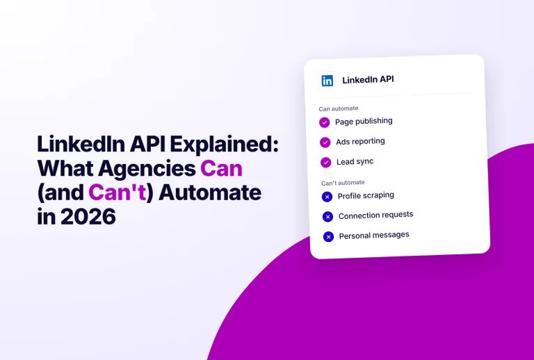 LinkedIn API Explained: What Agencies Can (and Can't) Automate in 2026