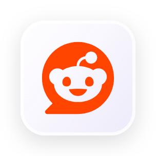 Reddit logo inside a speech bubble